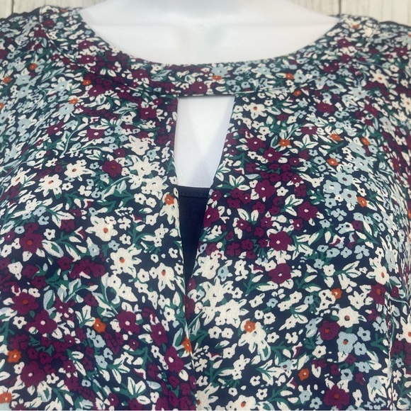 41 Hawthorn Clearwater Mixed Media Surplice Top Extra Small - Picture 3 of 10